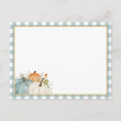 パンプキントラックサンキューカード ポストカード (裏面)