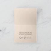 パンプキントラックテラコッタベビーシャワー サンキューカード (内部)