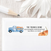 パンプキントラック差出人住所ラベル ラベル (インサイチュ)