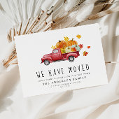 パンプキントラック感謝の感謝移動発表 サンキューカード