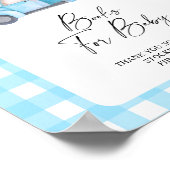 パンプキントラック秋のベビーポスター ポスター (角)