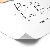 パンプキントラック秋のベビーポスター ポスター (角)