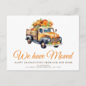 パンプキントラック秋移動発表 ポストカード (正面)