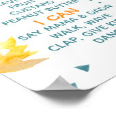 パンプキントラック1st誕生日マイルストーンポスター ポスター (角)