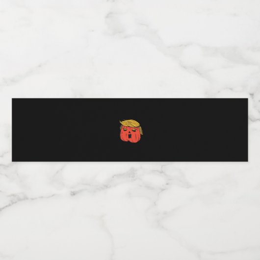 パンプキントランプキンハロウィーンエルのように彼を追い出す ペットボトルラベル (シングルラベル)