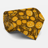 パンプキントランペット音楽ノートネックタイ ネクタイ (ロール)