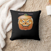 パンプキンドナルド、面白いハロウィーン怖いクラシック クッション (ブランケット)