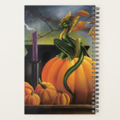 パンプキンドラゴンカルドンハロウィーン プランナー手帳 (裏面)