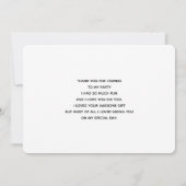 パンプキンハウスウィズ幽霊&こうもりサンキューユア サンキューカード (裏面)