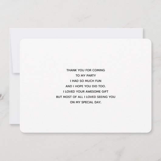 パンプキンハウスウィズ幽霊&こうもりサンキューユア サンキューカード (裏面)