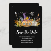 パンプキンハウスウィズ幽霊&こうもり セーブザデート (正面/裏面)