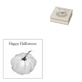 パンプキンハッピーハローウィンウッドアートスタンプ ラバースタンプ (押印)