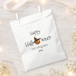 パンプキンハッピーハローウィンパーソナライズされた フェイバーバッグ