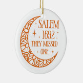 パンプキンハロウィンサレム1692彼ら恋しく思は1 セラミックオーナメント (右)