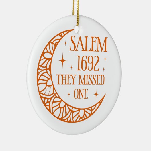 パンプキンハロウィンサレム1692彼ら恋しく思は1 セラミックオーナメント (右)