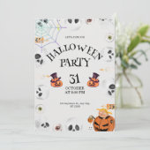 パンプキンハロウィン招待状、ハロウィンの夜 招待状 (スタンド正面)