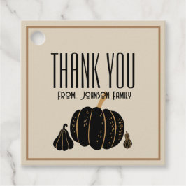 パンプキンハロウィン秋ありがとうカスタムステッカー フェイバータグ