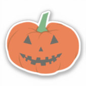パンプキンハロウィーンのカボチャのちょうちんハロウィンステッカー シール (正面)