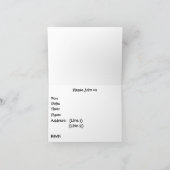 パンプキンハロウィーンのカボチャのちょうちんハローウィンパーティ招待状 招待状 (内部)