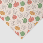 パンプキンハロウィーンオレンジ色の黄色の緑 薄葉紙 (詳細)