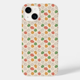 パンプキンハロウィーンオレンジ色の黄色の緑 Case-Mate iPhone 14ケース