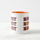 パンプキンハロウィーンコーヒーマグ ツートーンマグカップ (中央)