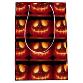 パンプキンハロウィーンシーズン ミディアムペーパーバッグ (正面)