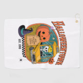 パンプキンハロウィーンタウン大学 ゴルフタオル (横)