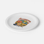 パンプキンハロウィーンタウン大学 ペーパープレート (アングル)