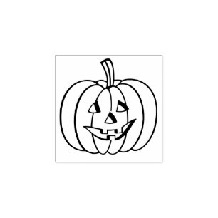パンプキンハロウィーンデコーカスタム ラバースタンプ