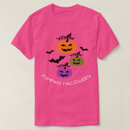 パンプキンハロウィーンハッピーレ秋シーズン秋ビベスH Tシャツ (デザイン正面)
