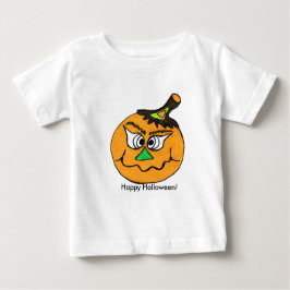 パンプキンハロウィーンベビーシャツ ベビーTシャツ