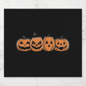 パンプキンハロウィーン秋感謝祭ギフト ビールラベル (シングルラベル)