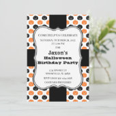 パンプキンハロウィーン誕生日パーティー 招待状 (スタンド正面)
