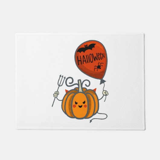 パンプキンハロウィーン ドアマット (正面)
