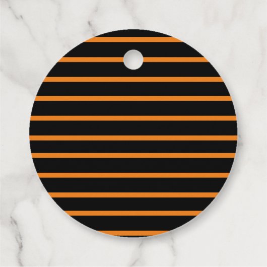 パンプキンハローウィンパーティメッセージカード フェイバータグ (裏面)