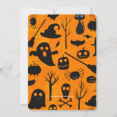 パンプキンハローウィンパーティ招待状 招待状 (裏面)