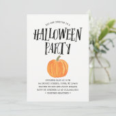 パンプキンハローウィンパーティ招待状 招待状 (スタンド正面)