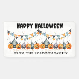 パンプキンハローウィンパーティ 横断幕