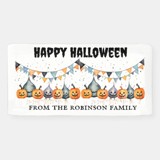 パンプキンハローウィンパーティ 横断幕 (横)