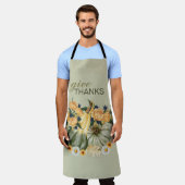 パンプキンハーベストフローラフュージョン エプロン (着用した状態)