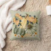 パンプキンハーベストフローラフュージョン クッション (ブランケット)