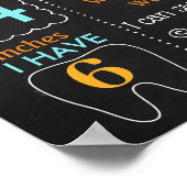 パンプキンハーベストブルートラック誕生日標識 ポスター (角)