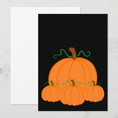 パンプキンハーベスト招待状 招待状 (正面/裏面)