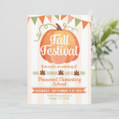 パンプキンハーベスト秋フェスティバル招待状 招待状 (スタンド正面)