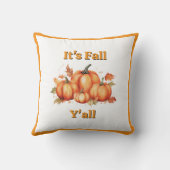 パンプキンハーベスト – 素朴秋デコール クッション (裏面)