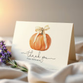 パンプキンバウ折り畳みサンキューカード サンキューカード