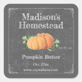 パンプキンバター | スクエアシール (正面)