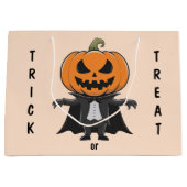 パンプキンバンパイア ラージペーパーバッグ (正面)