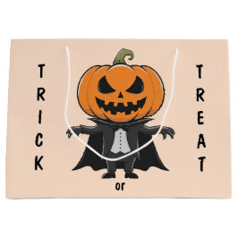 パンプキンバンパイア ラージペーパーバッグ